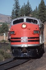 WP 921-D at Portola RR Museum